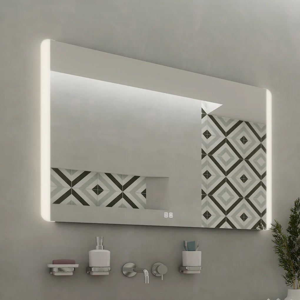 Nimco LED zrkadlo 800x700 s dvoma dotykovými senzormi - ZP 17003VX