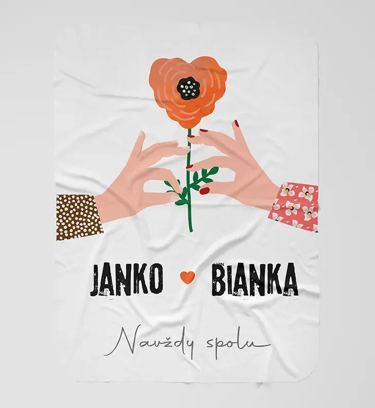 interesi Deka s kvietkou a menami