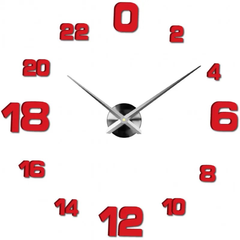 Moderné nalepovacie nástenné hodiny | 3D hodiny 12S022-Wall clock
