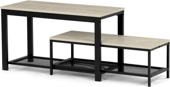 Set dvoch botníkov prírodný ABO-W2124 SON (2 ks)
