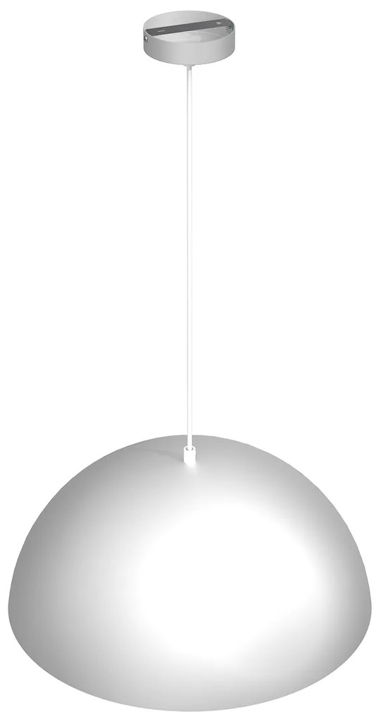 EUlight Závesné svietidlo Beta, 1x zlaté/biele kovové tienidlo, (fi 35cm), w/g