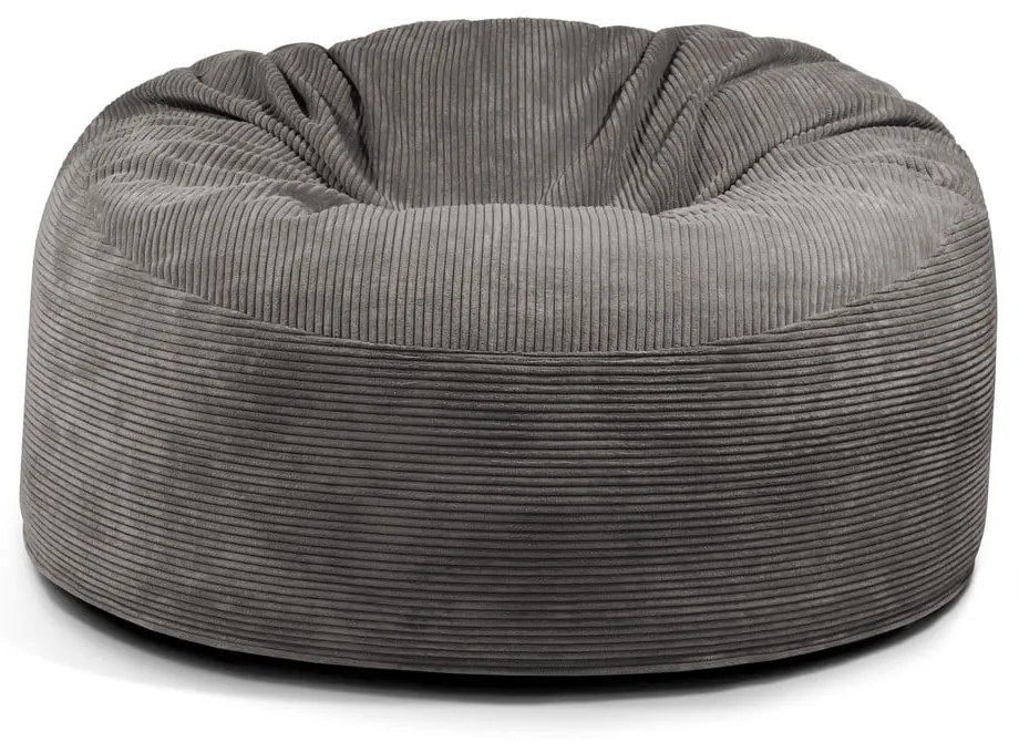 Krémový menčestrový sedací vak Om 135 – SLOWDOWN