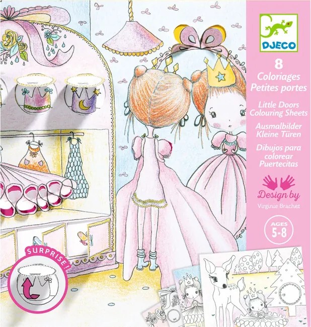 Djeco Omaľovánka s prekvapením Pupi