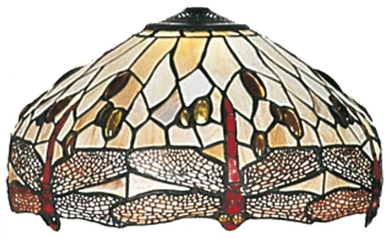 Tienidlo Tiffany VÁŽKA JANTAR Ø40