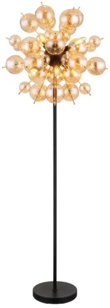 Globo 15633SA - Stojacia lampa UDO 6xE14/25W/230V zlatá