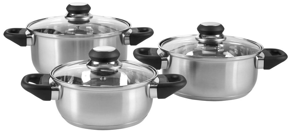 Silvercrest® Súprava hrncov z ušľachtilej ocele, 6-dielna (100390973)
