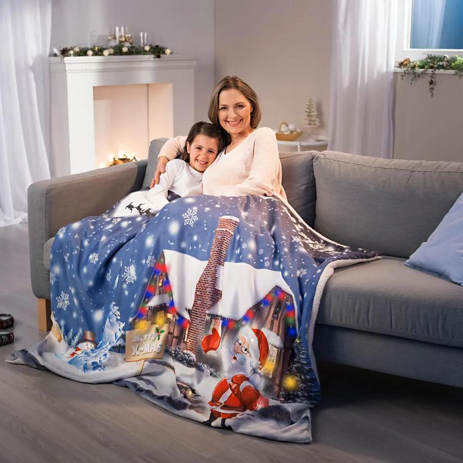 Die moderne Hausfrau LED Vánoční deka