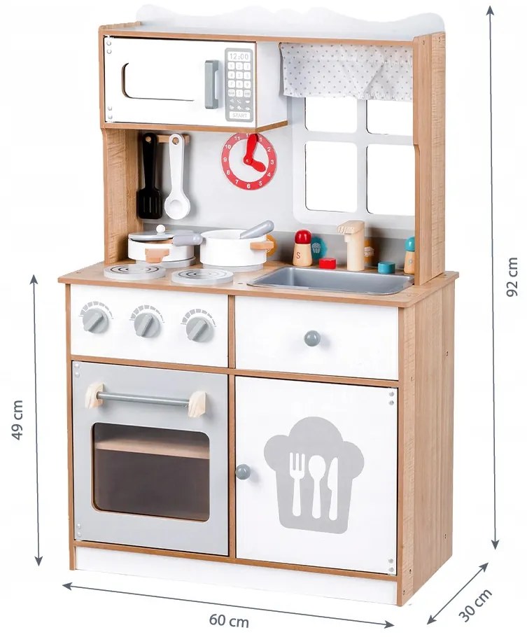 Drevená kuchynka pre deti Eco Toys