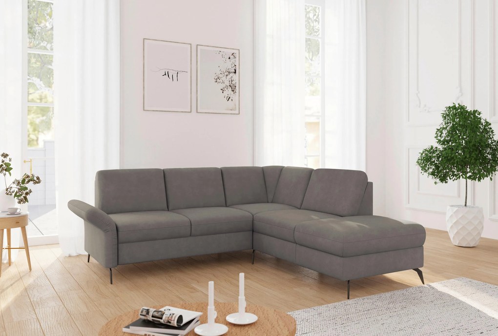 XXXLutz ROHOVÁ SEDAČKA, textil, bahenná hnedá Sit & More - Sedačky - 00014401617M