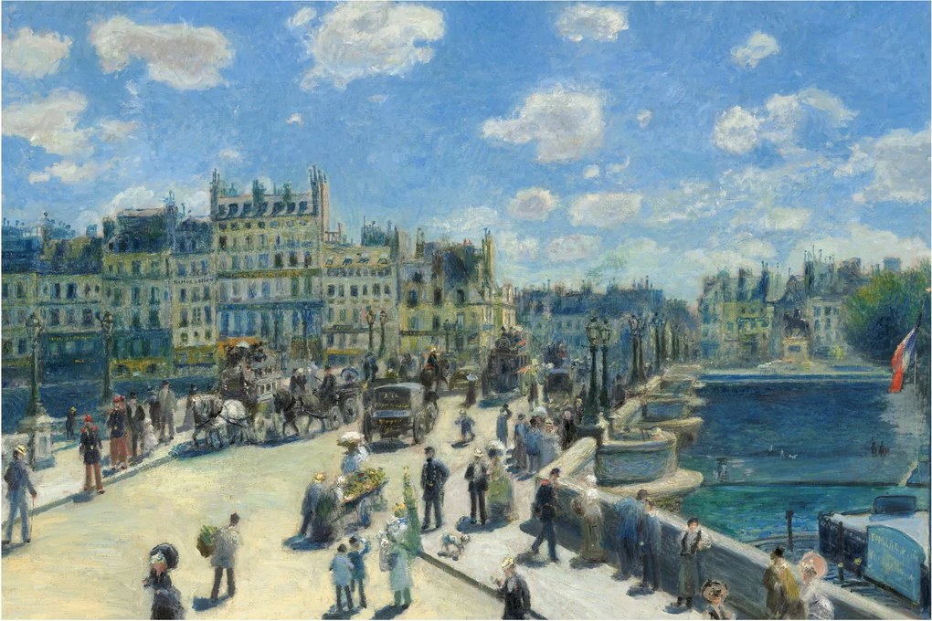 Obraz - Auguste Renoir, Pont Neuf, Paris, reprodukcia (90x60 cm)