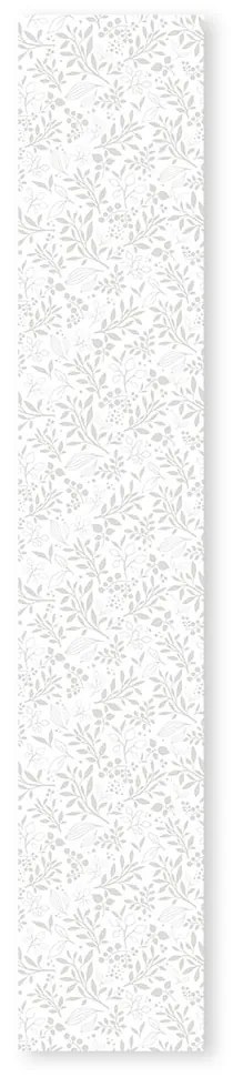 DEKORNIK Simple Subtle Flowers Gray - Tapeta