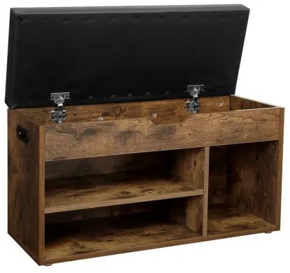 Botník DAVOR hnedá/čierna