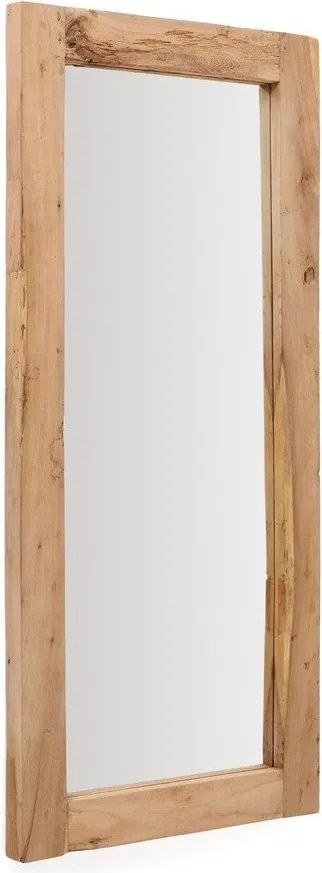 Nástenné zrkadlo s dreveným rámom 80x180 cm Maden – Kave Home