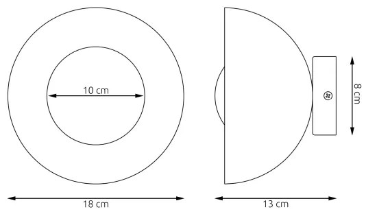 Nástenné svietidlo BIBI 1xG9/8W/230V biele