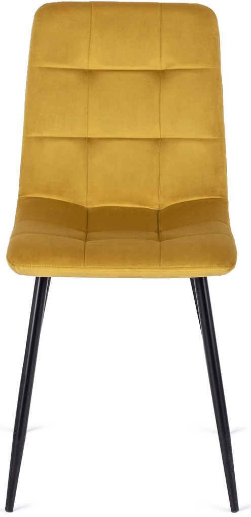 PROXIMA.store - Čalúnená jedálenska stolička PERU FARBA: tyrkysová, FARBA NÔH: čierna