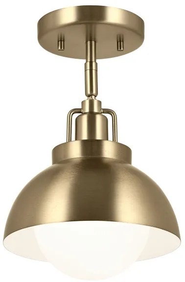 Kichler KL-NIVA-1W-1P-CPZ - Nástenná lampa NIVA 1xE27/40W/230V mosadz