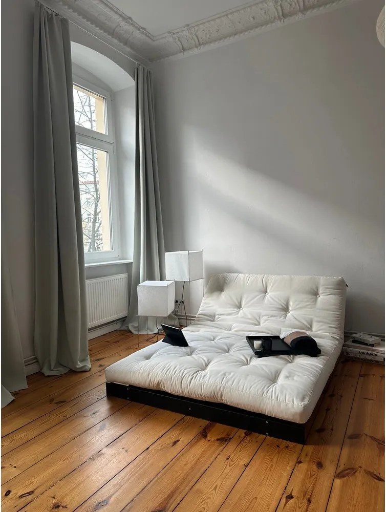 Sivá rozkladacia pohovka 140 cm Roots Black Night – Karup Design