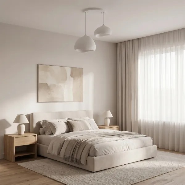 Brilagi - Lanový luster WABI SABI 2xE27/40W/230V priemer 70 cm biely