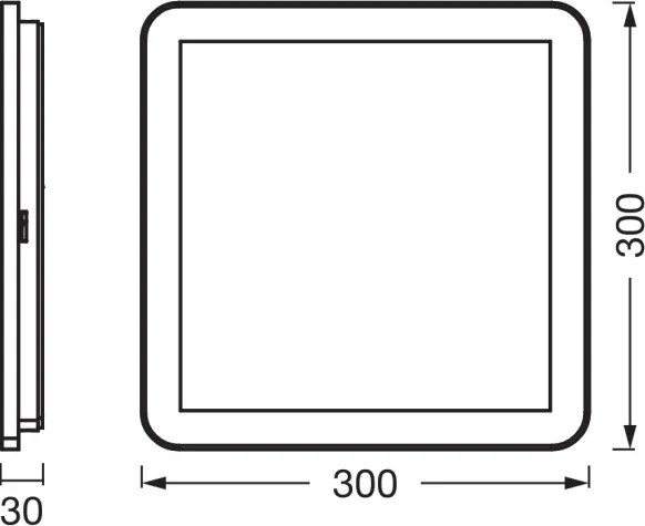 Osram - LED kúpeľňové stropné svietidlo ORBIS DISC LED/22W/230V 30x30 cm IP44 hnedé