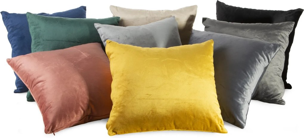 DEKORAČNÁ OBLIEČKA NA VANKÚŠ MELANIE 40X40 CM STRIEBORNÁ