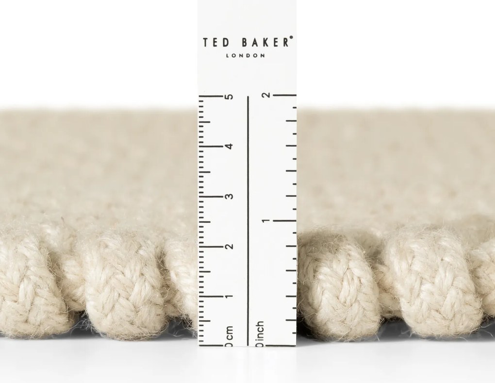 Ted Baker, Kusový koberec Ted Baker Southwark 106405 Creme, 80x250, biela, chodba / predsieň