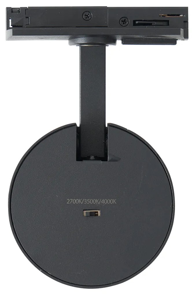 Moderný reflektor čierny pre 1-fázový koľajnicový systém - Iconic Mark