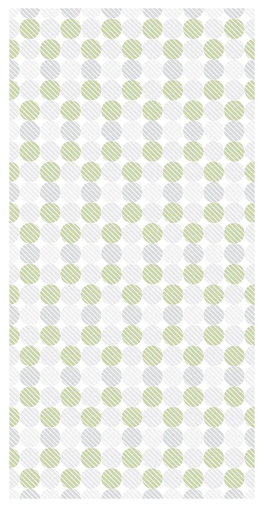 Tapeta - Bodky s pruhmi, šedo-zelené