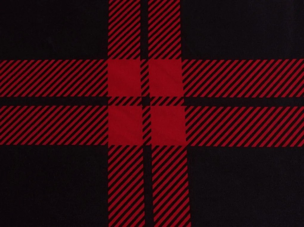 Plachta z mikrovlákna ALBURY červená 90x200 cm