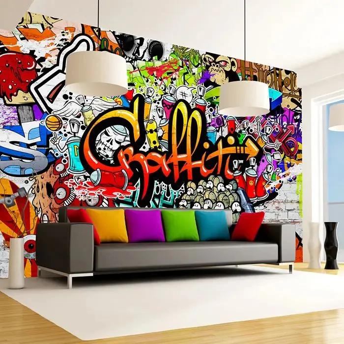 Fototapeta - Colorful Graffiti Veľkosť: 294x210, Verzia: Samolepiaca