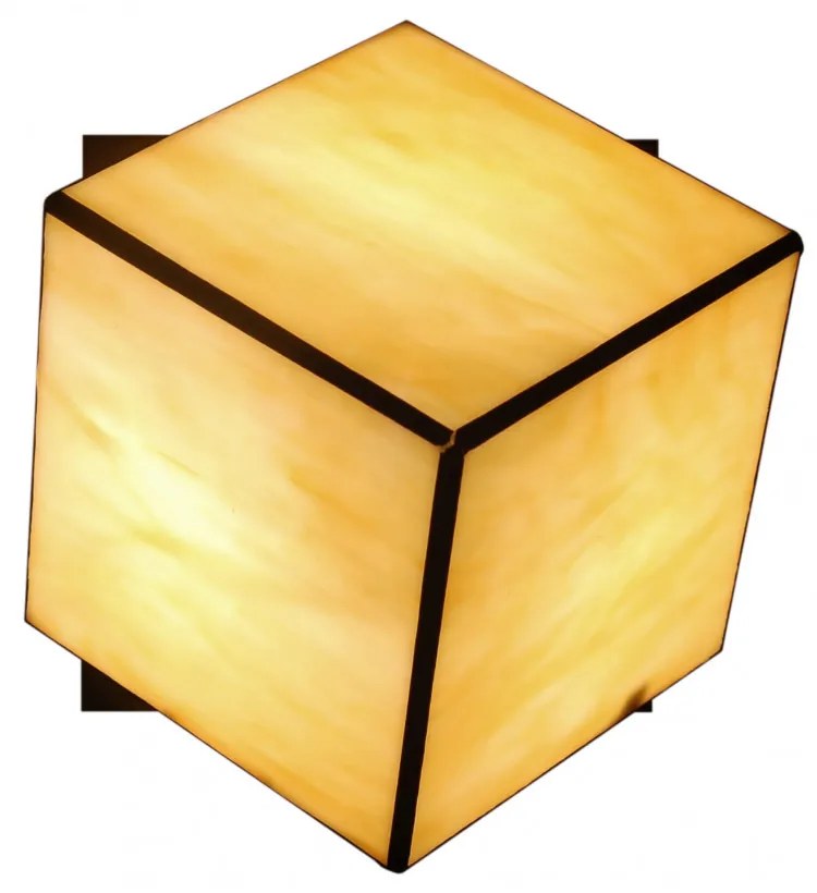 Lampa tiffany CUBE 24*22*22