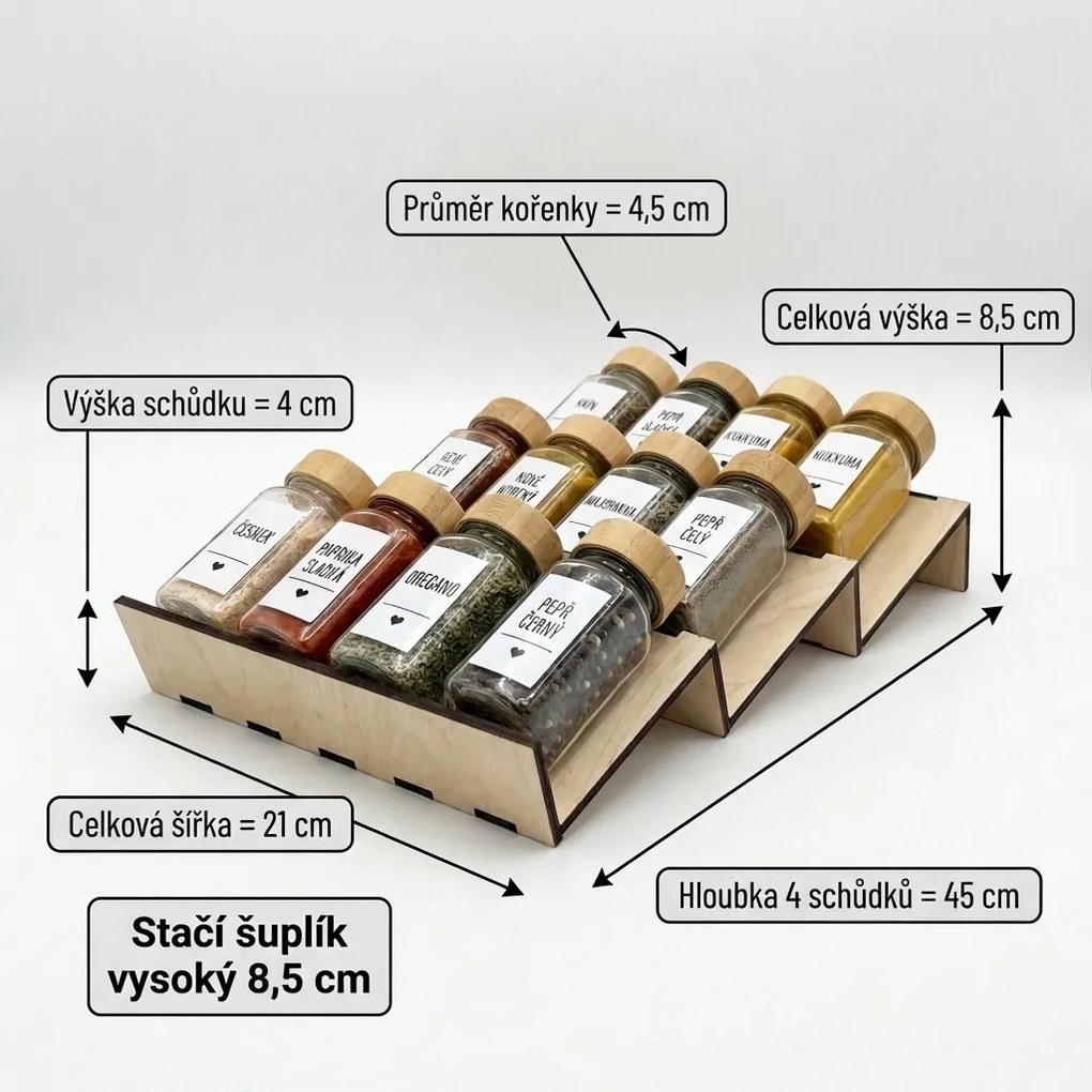 usporadejto.cz Organizér na korenky do zásuvky, VASKY (min. výška zásuvky 8,5cm) Cenové rozpätie: cena za 3ks