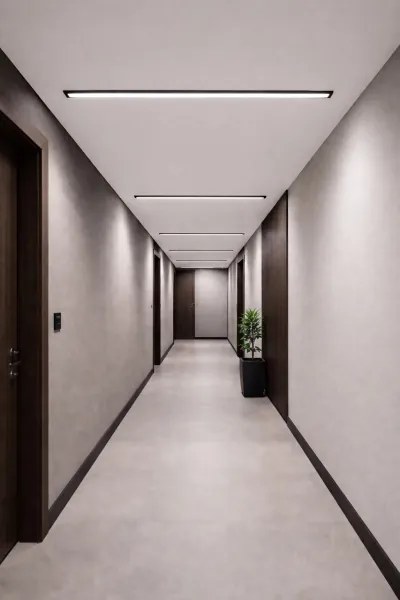 LED Stropné svietidlo REDOM LED/24W/230V 4000K 60 cm čierne