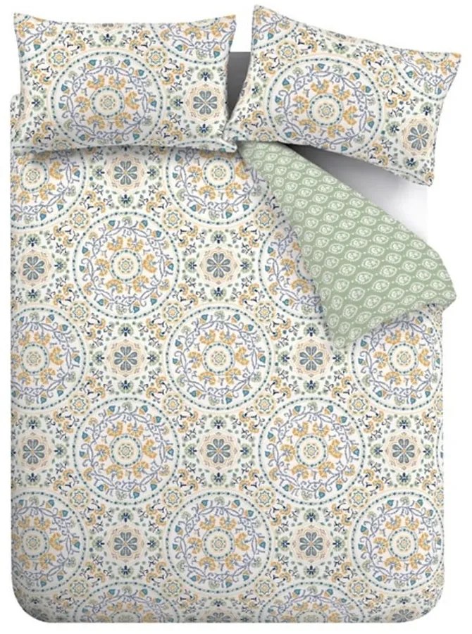 Obliečky na jednolôžko 135x200 cm Safiya Mandala – Pineapple Elephant