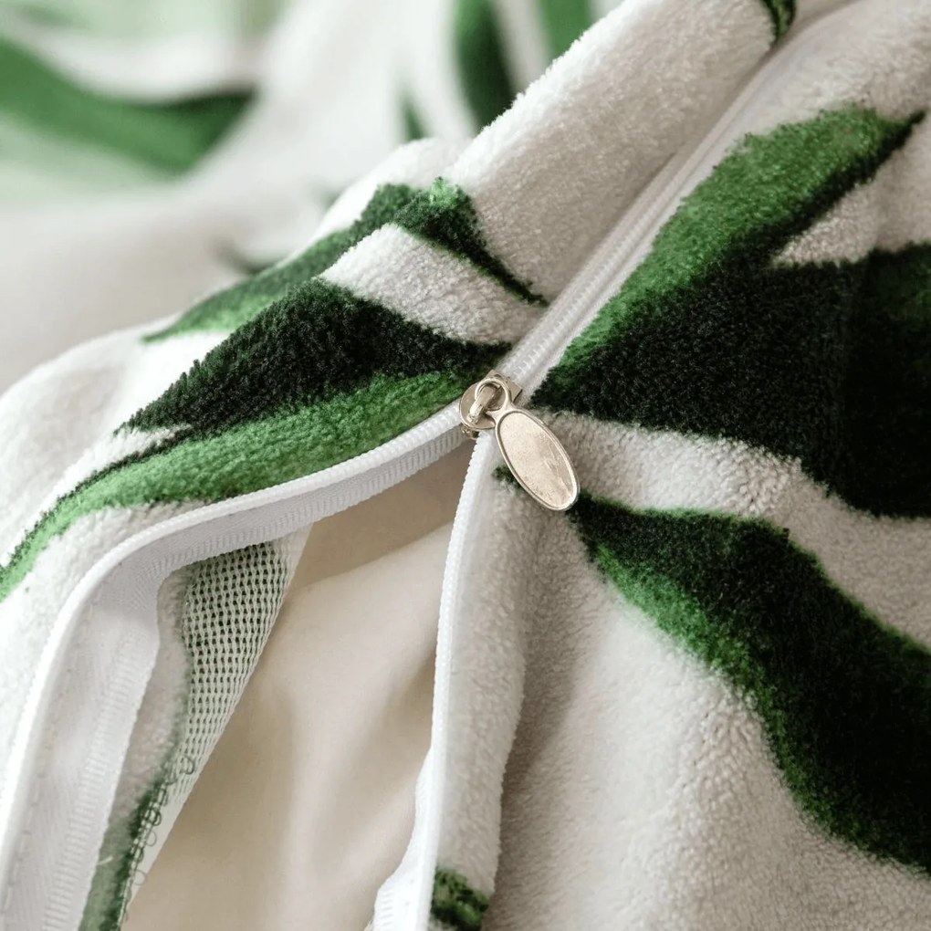 Obliečky mikroplyš SINERO zelené Rozmer obliečky: 70 x 80 cm | 140 x 200 cm