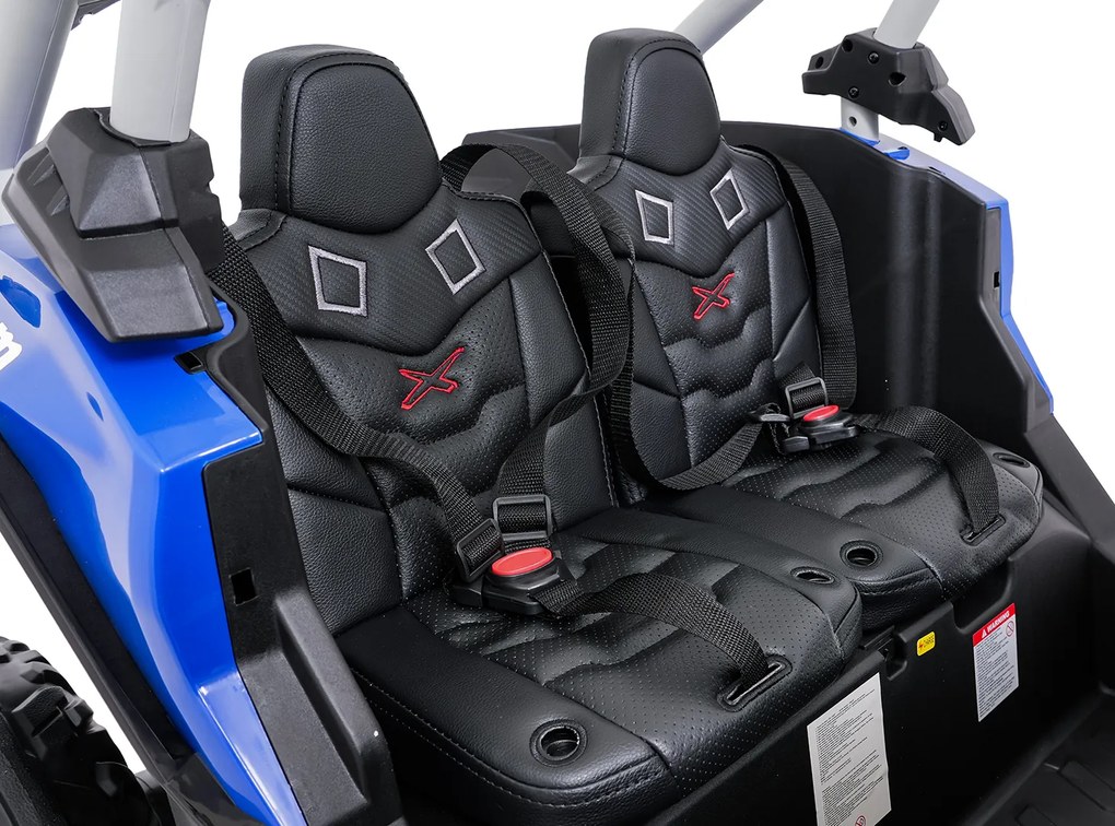 Ramiz Elektrická bugina Maverick Turbo RR pre deti modro-sivá + kolesá