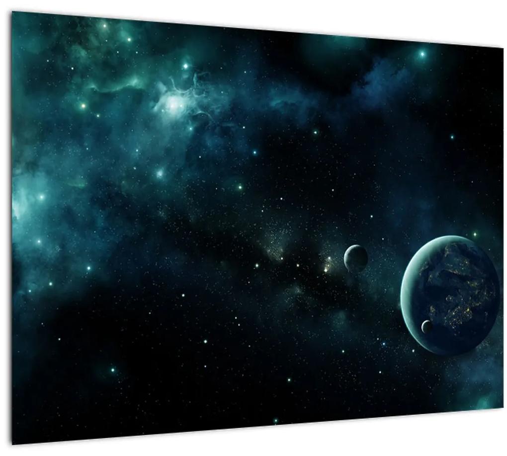 Obraz - Život vo vesmíre (70x50 cm)