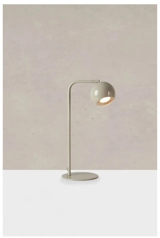 Sivobéžová stolová lampa s kovovým tienidlom (výška 39,5 cm) Pop – Markslöjd