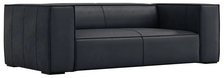 Tmavomodrá kožená pohovka 212 cm Madame – Windsor &amp; Co Sofas
