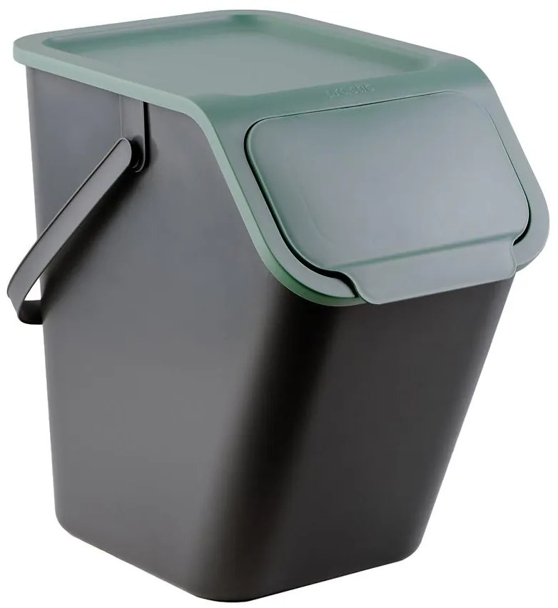 Zelená odpadkový kôš, 25l