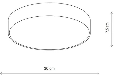 Brilagi - Stropné svietidlo so senzorom CLARE 2xE27/24W/230V pr. 30 cm béžová