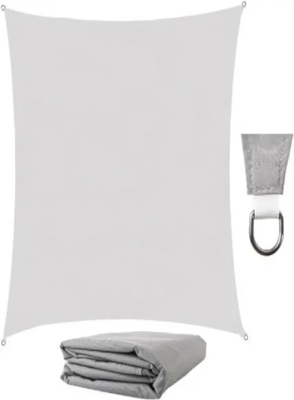 Tieniaca plachta štvorec 4x4m 10187 200g/m sivá