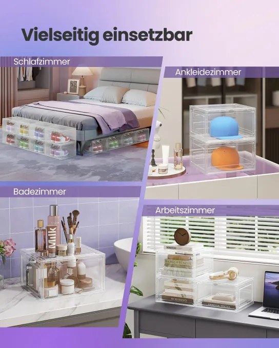Úložné boxy LSP508W01 (8 ks)