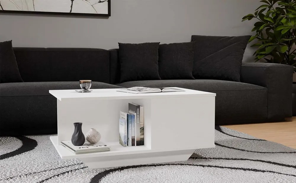 Konferenčný stolík Dosgracios 1 (biela). Akcia -19%. Vlastná spoľahlivá doprava až k Vám domov. 1132405