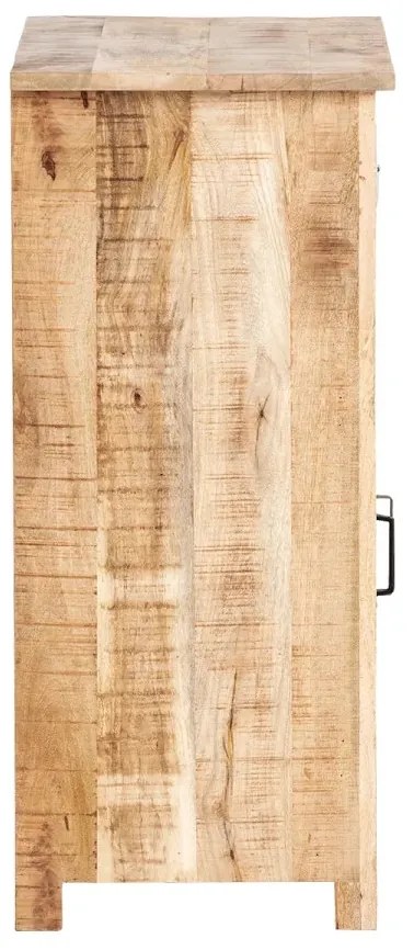 furniture-nabytek.cz - Masivní komoda Pune z mangového dřeva, lakovaná, hnědá
