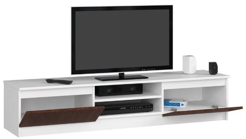 TV stolík Katalina (biela + wenge). Vlastná spoľahlivá doprava až k Vám domov. 1069775