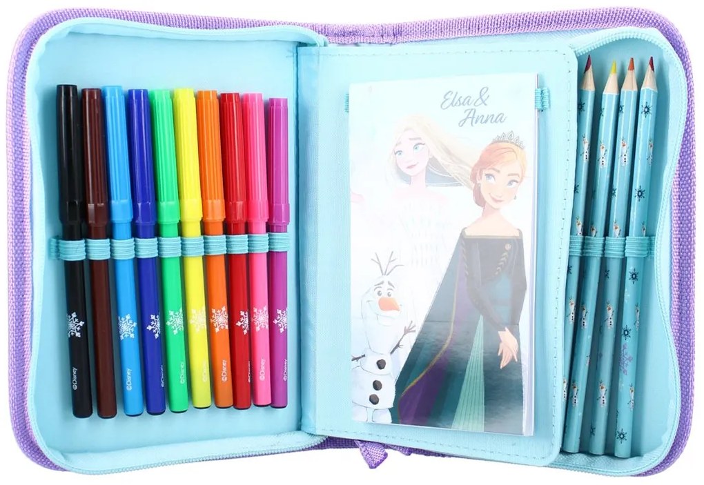 Vybavený školský peračník Ľadové kráľovstvo - Frozen - 27 dielov