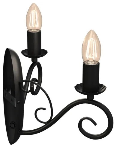 Nástenné svietidlo MAURO 2xE14/60W/230V