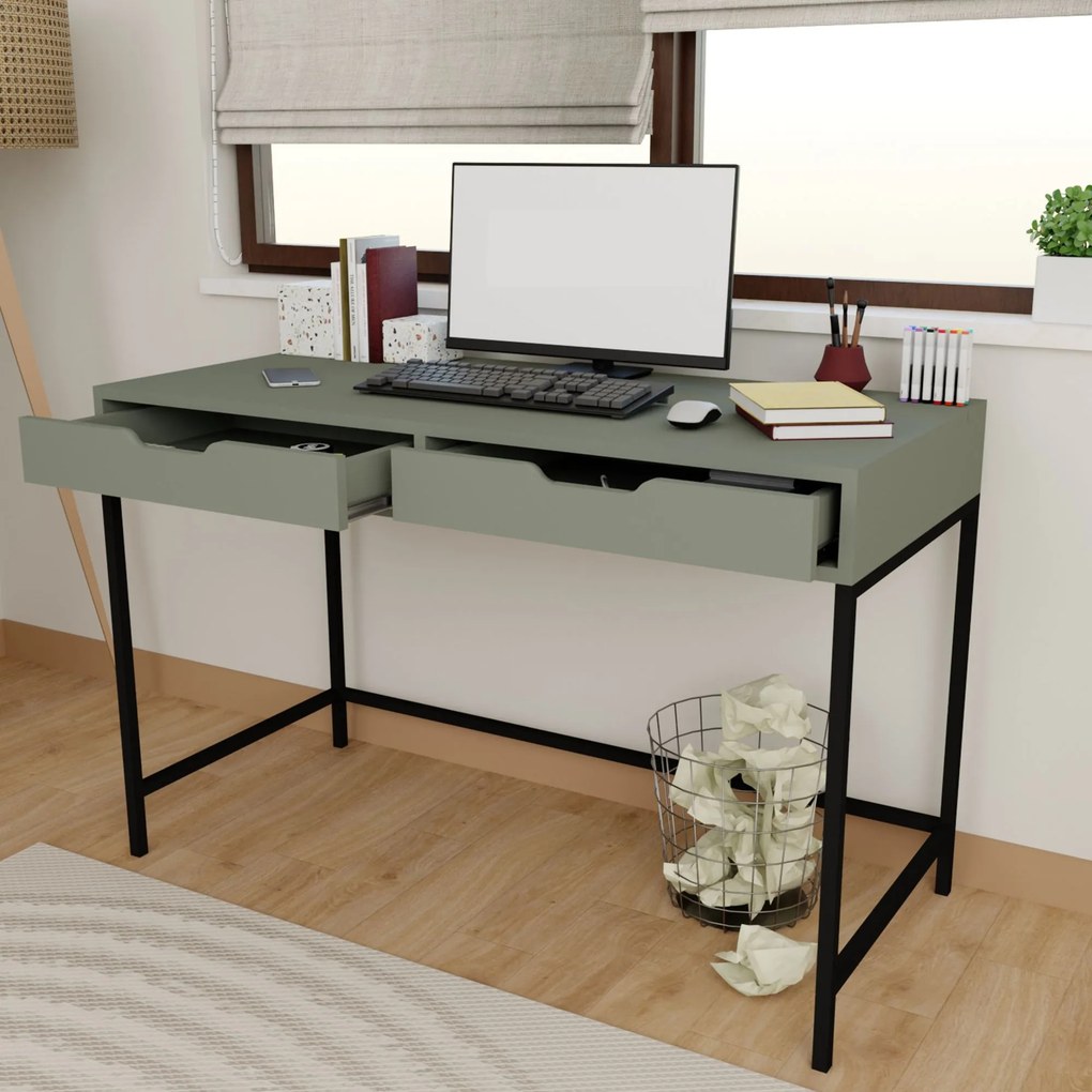 PC stolík Worky (zelená). Akcia -17%. Vlastná spoľahlivá doprava až k Vám domov. 1144766