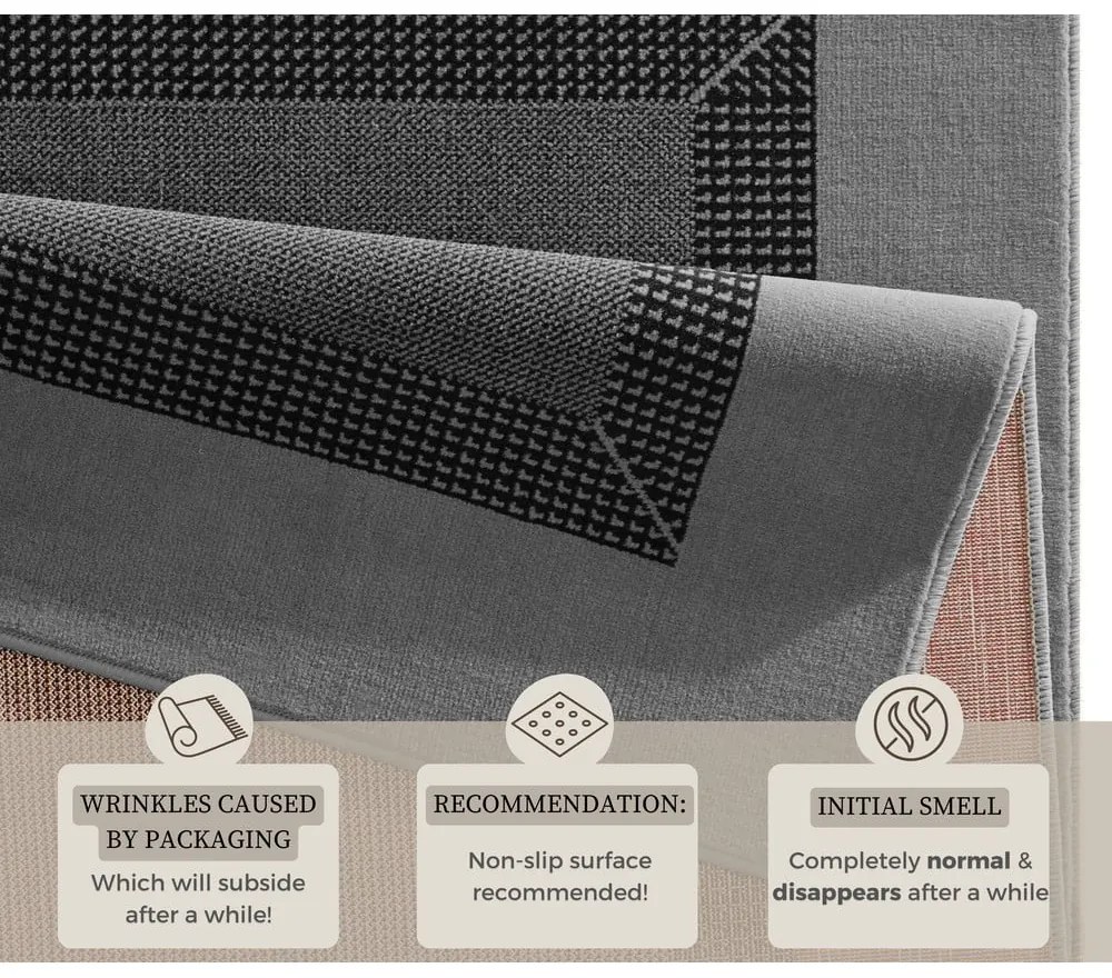 Sivý koberec Hanse Home Basic, 200 x 290 cm