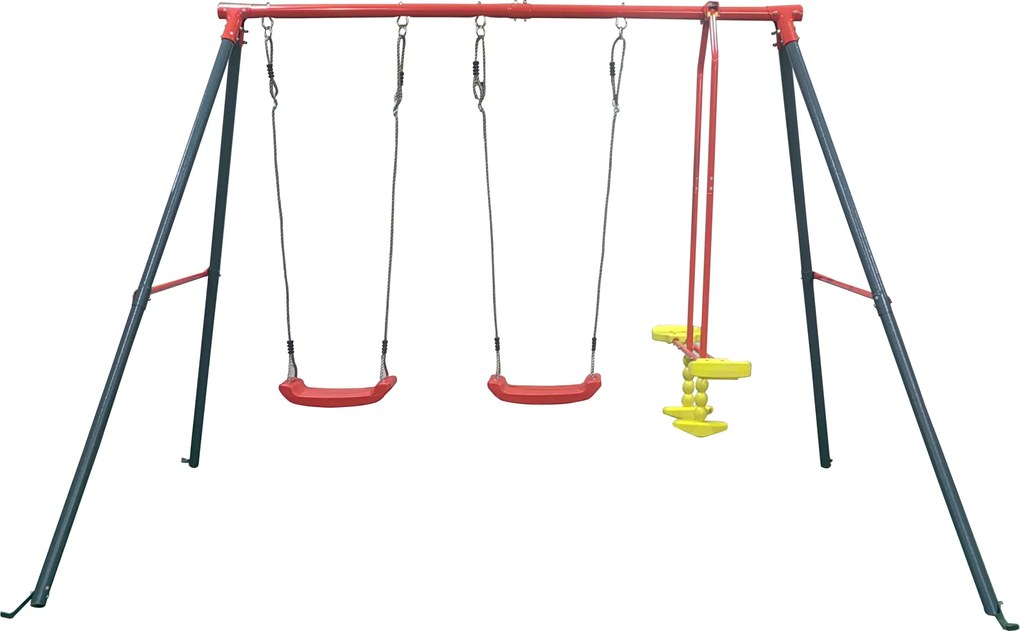 Záhradná hojdačka HUP červená